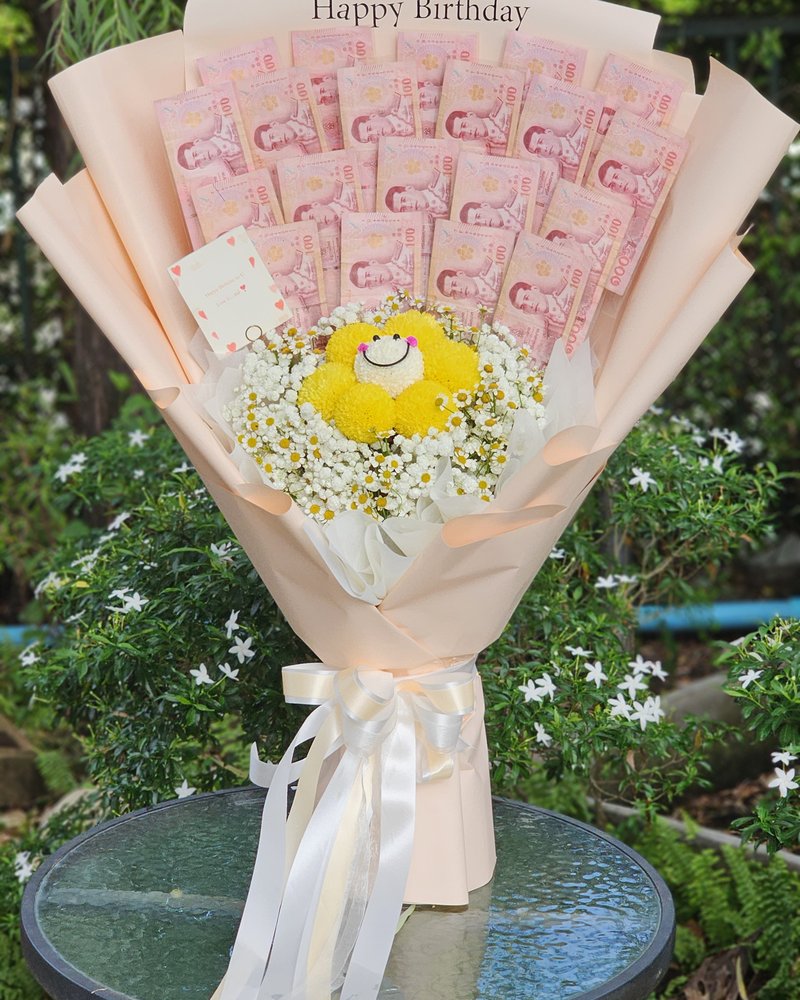 ช่อแสดงความยินดี แบบที่ 56 จัดโดยร้านช่อผกา